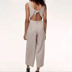 WILFRED x ARITZIA Ecoulement Wide Leg Jumpsuit Ashen Basalt Gray